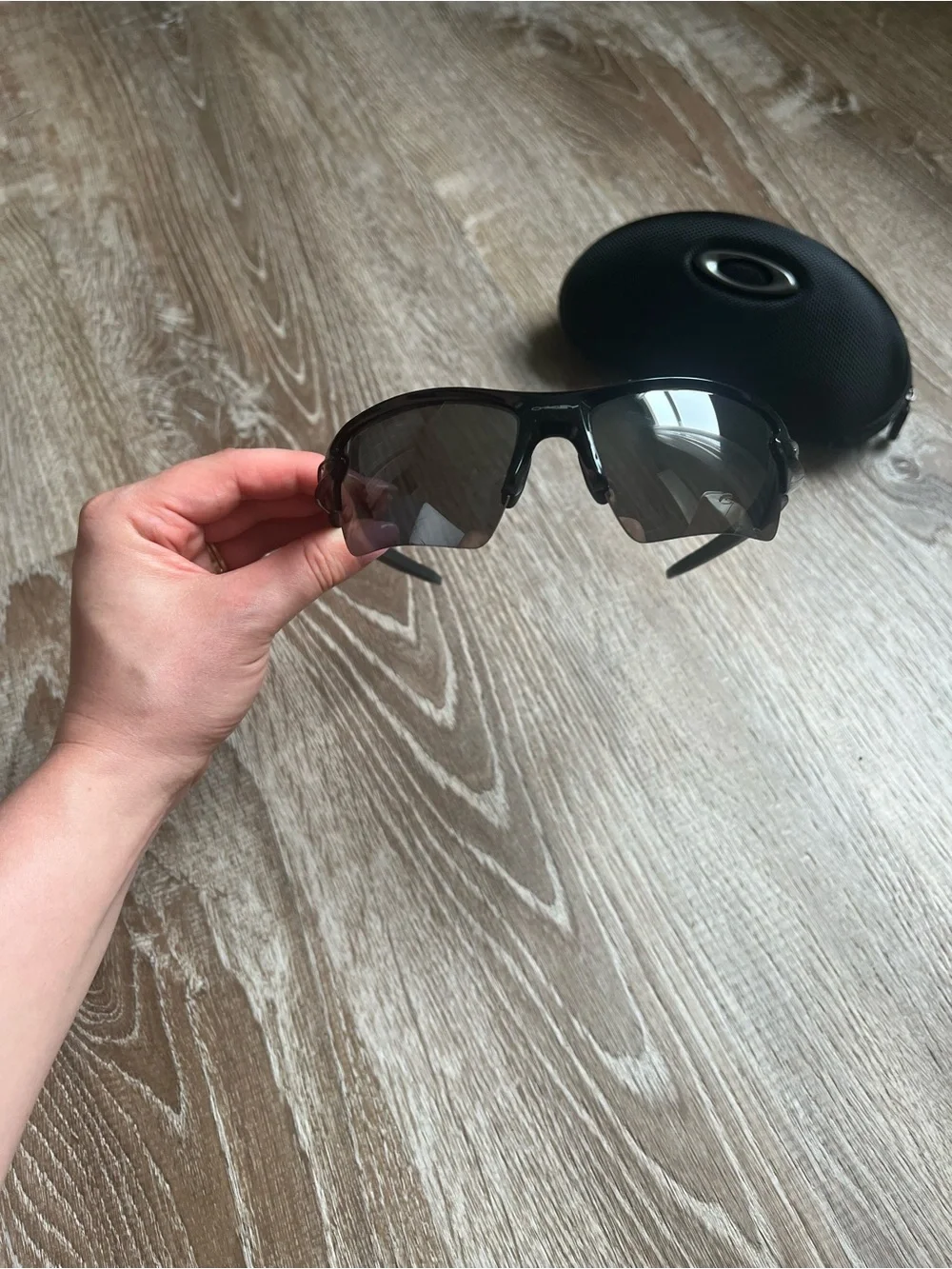 Oakley Flak Prism Men's Black Sunglasses - Polarized Sport Style